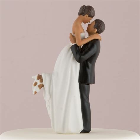 True Romance Couple Wedding Cake Topper 3 Skin Tones Romance Couple