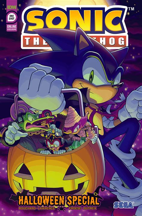 Sonic The Hedgehog Halloween Special 2023 Online Exclusive Idw