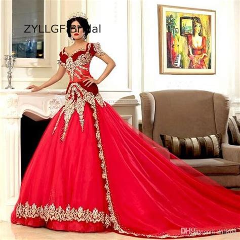 289 0us zyllgf bridal arabian lady evening gown sweetheart cap sleeve haute couture even