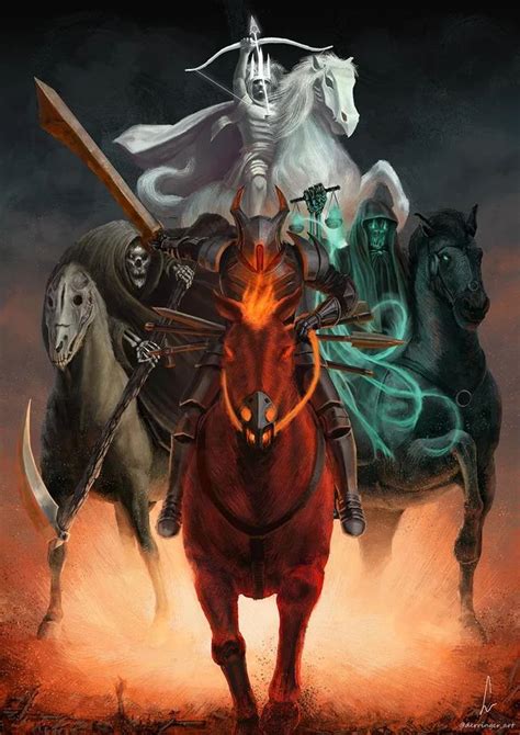 Four Horsemen Digital 2019 Art Four Horsemen Of The Apocalypse