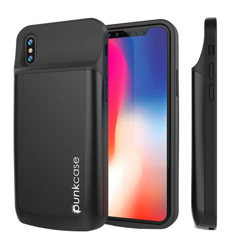 Punkcase 5000mah Iphone X Battery Case Protective And Powerful Charger