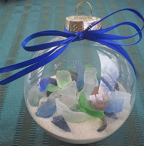 55 Diy Glass Ornament Projects To Try Asap Godiygo Sea Glass Crafts Glass Crafts Beach
