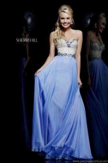 Periwinkle Prom Dress Sherri Hill 2018 2019 B2b Fashion