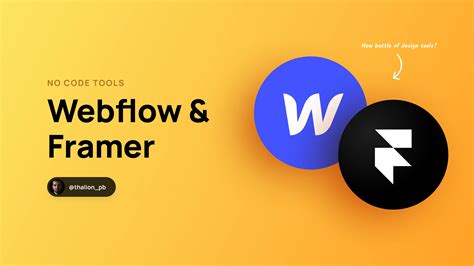 Webflow Vs Framer No Code Tools Comparison