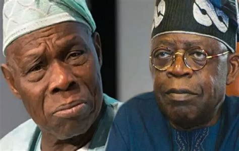Just In Tinubu Slams Obasanjo Over Endorsement Of Peter Obi