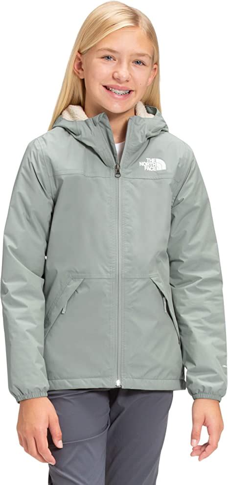 The North Face Girls Warm Storm Rain Jacket Wrought Iron Xl Amazon