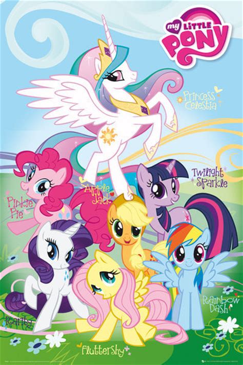 My Little Pony Names Poster Sold At Europosters