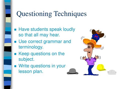 Ppt Using Effective Questioning Techniques Powerpoint Presentation