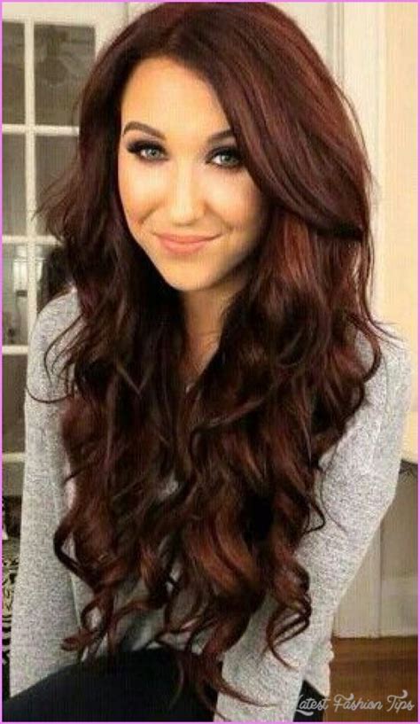 Cool Brownish Red Hair Color Dark Brown Hair Color