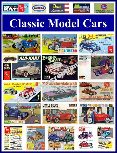 Classic Model Car Kits Poster