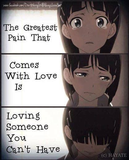 Sad But True Anime Love Quotes Anime Amino