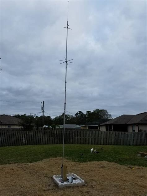 5btv Hustler 5 Band Vertical Hf Antenna 10 15 20 40 80 M For Ham Radio