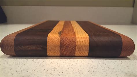 Multi Wood Striped Cutting Board Blair Wrye Designs