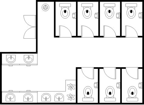 Public Bathroom Floor Plan Floorplans Click