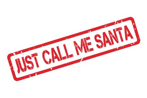 Just Call Me Santa Rubber Stamp Stencil Graphic By Graphicsfarm
