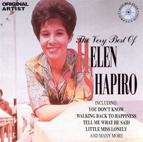 Helen Shapiro The Very Best Of Helen Shapiro 1993 Cd Discogs