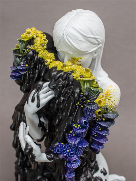 Weeping Women In Poignant Sculptures Embrace Lifes Ultimate Regeneration And Loss