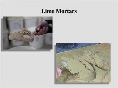 Building Construction Material Mortars And Plasters Powerpoint