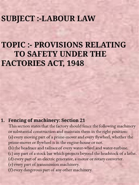 Safety Factories Act Pdf Elevator Machines