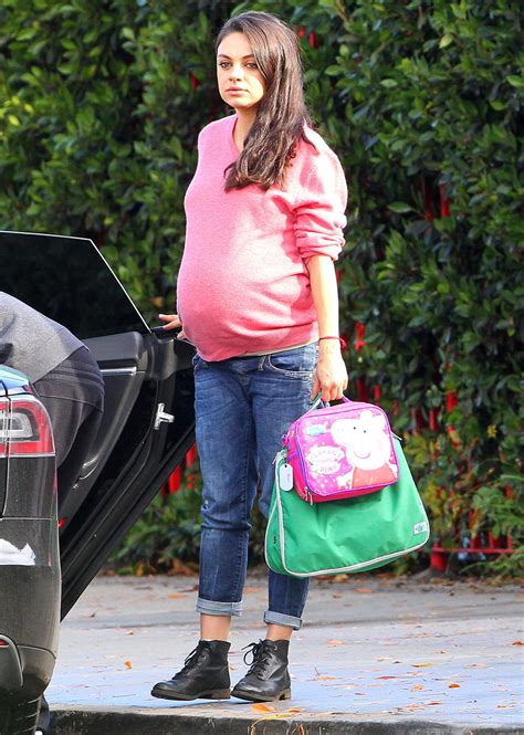 Mila Kuniss Best Maternity Style Moments