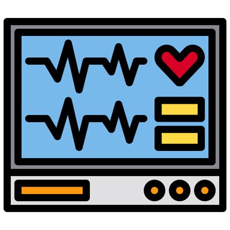 Electrocardiograma Iconos Gratis De Electrónica