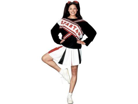 Spartan Cheerleader Female Adult Costume Plus Size
