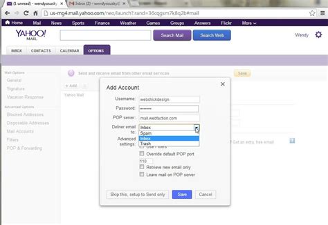 Tutorial Yahoo Mail Add Additional Email Accounts To Your Existing
