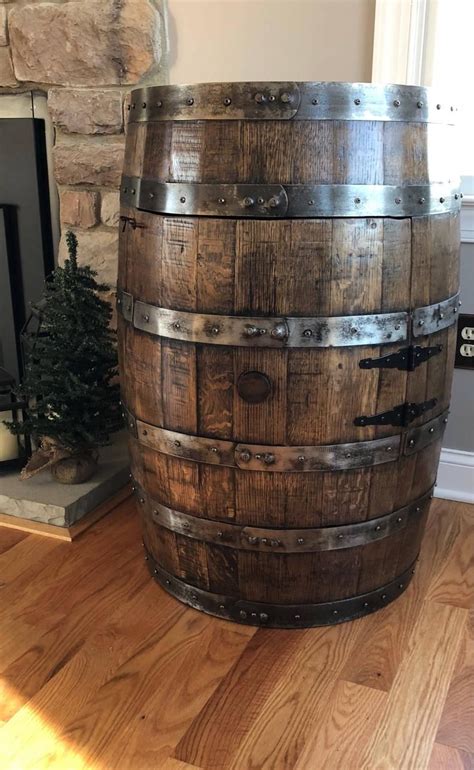 Check spelling or type a new query. Whiskey Barrel Liquor Cabinet Handcrafted From A Reclaimed ...