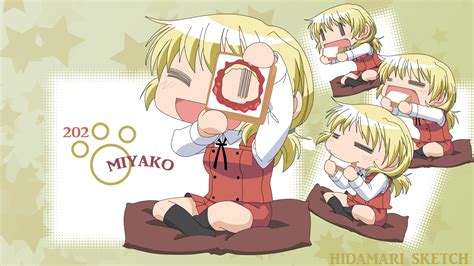 Hidamari Sketch Miyako Konachan Net Konachan Com Anime Wallpapers