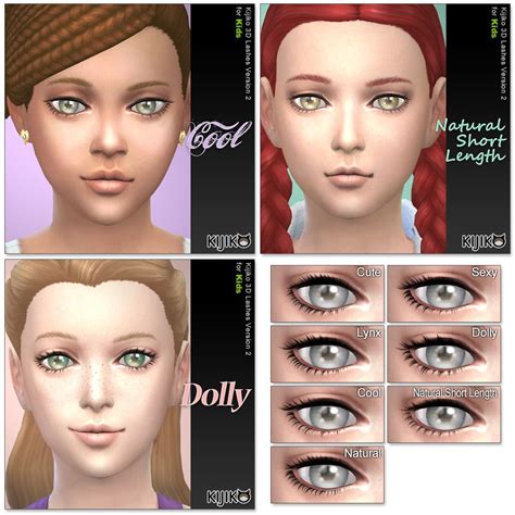 Sims 4 Kijiko Lashes Sims 4 Default Lash Remover