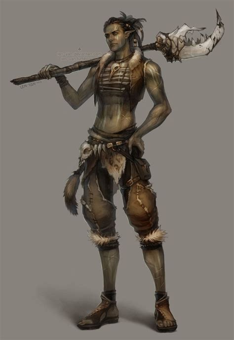 Tribal Warrior By `len Yan On Deviantart Tribal Warrior Character Portraits Fantasy Warrior