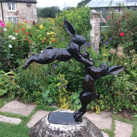 Metal outdoor furniture offers particular challenges. Recycled Metal Boxing Hares from Zimbabwe - Small ...