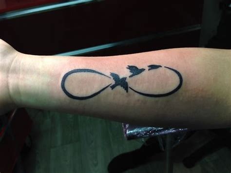 Infinity Symbol Tattoo With Birds Tattoos
