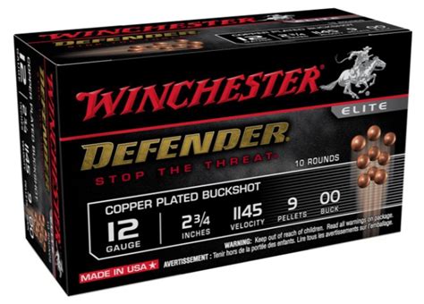 Winchester Elite Defender 20 Gauge Ammunition Wsb203pd 2 34 20 Pellet