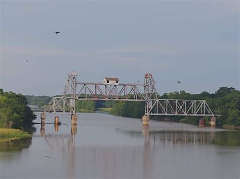 Georgias Only Vertical Lift Rail Bridge Retd Omaha Ga Georgia
