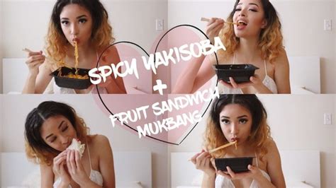 Spicy Yakisoba Fruit Sandwich Mukbang Free Porn Videos Youporn