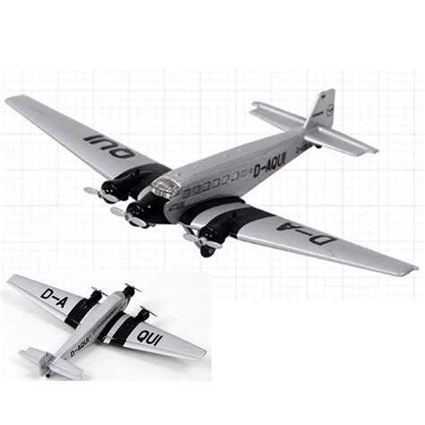 Kids Toys 1250 Scale Wwii German Transport Plane Diecast Aircraft
