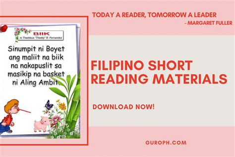 Filipino Reading Materials Guro Tayo