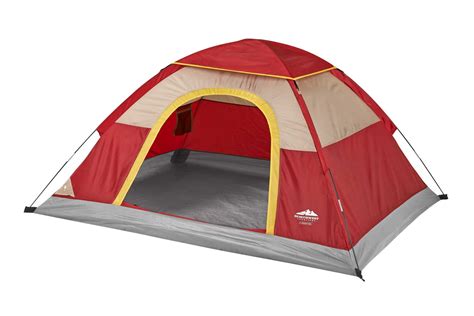 I was struggling a bit doing it alone but believe it would have been possible. Northwest Territory Junior Explorer Red Tent - 6' x 5 ...