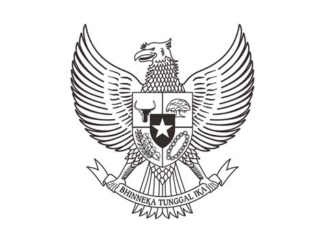Detail Lambang Garuda Indonesia Hitam Putih Koleksi Nomer 14