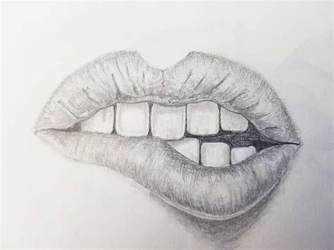 Lips are the one of mose beautiful part of our body. My first pencil drawings. #pencil #drawing #draw #lips # ...