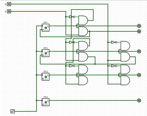 Digital Logic Circuit Diagram Of Synchronous Sequential Circuit Using
