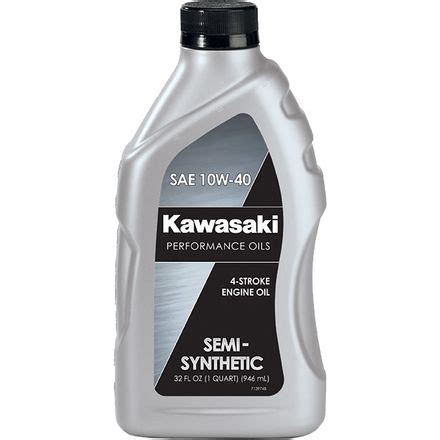 Castrol 10w40 motorcycle oil 6. Kawasaki Performance Oils 10W-40 Semi-Synthetic Oil ...