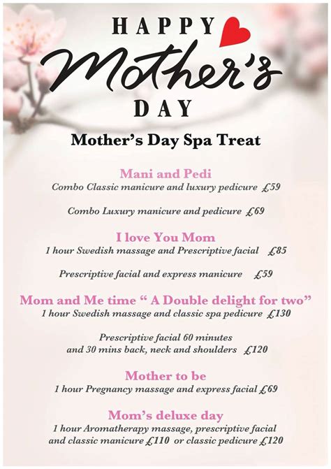 Make Your Mom So Special This Mothers Day At 7dayspa Motherdaytvouchersmassagefacial