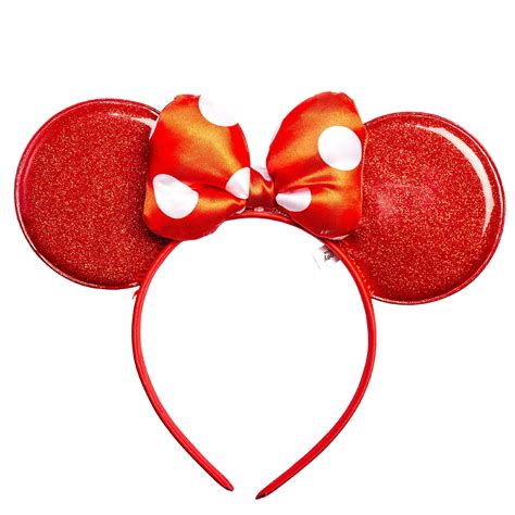 M Bel Wohnen Minnie Mickey Mouse Ears Headbands Pcs Black Plush