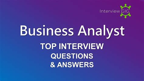 Business Analyst Interview Questions And Answers Part 2 Ba Interview