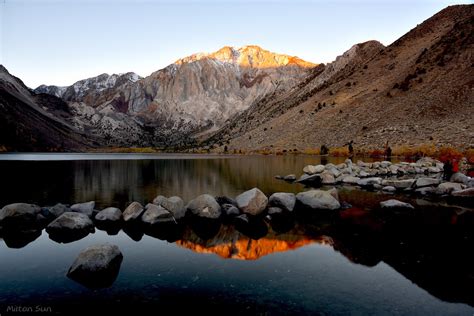 First Light Irradiated The Mountains Eastern Sierra C Flickr