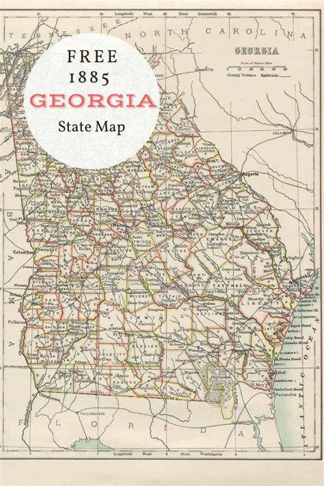 Map Of Ga Counties And Travel Information Download Free Map Of Ga