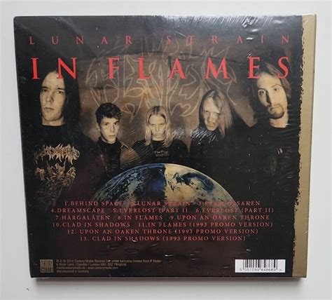 In Flames Lunar Strain Special Edition Digipak Cd 2014 New And Sealed