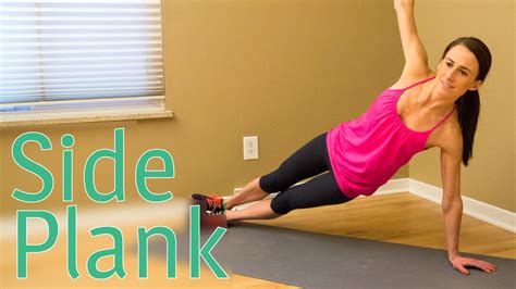Side Plank Plank With Rotation For A Strong Core Youtube